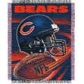 Chicago Bears NFL "Spiral" 48" x 60" Triple Woven Jacquard Throw