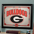 Georgia UGA Bulldogs NCAA College Framed Glass Mirror