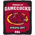 South Carolina Gamecocks College "Property of" 50" x 60" Micro Raschel Throw