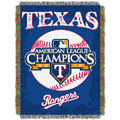 Texas Rangers MLB ALCS 2010 Champions 48" x 60" Tapestry Throw