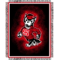 North Carolina State Wolfpack NCAA College "Focus" 48" x 60" Triple Woven Jacquard Throw