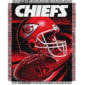 Kansas City Chiefs NFL "Spiral" 48" x 60" Triple Woven Jacquard Throw