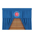 MLB Microsuede Light Blue Window Drapes