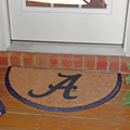 Alabama Crimson Tide NCAA College Half Moon Outdoor Door Mat