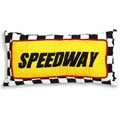 Speedway Checker Pillow