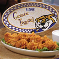 LSU Louisiana State Tigers NCAA College 12" Gameday Ceramic Oval Platter