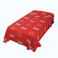 Nebraska Huskers 100% Cotton Sateen Twin Sheet Set - Red