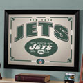 New York Jets NFL Framed Glass Mirror