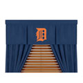 Detroit Tigers MLB Microsuede Window Valance