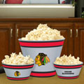 Chicago Blackhawks NHL Melamine 3 Bowl Serving Set