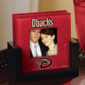 Arizona Diamondbacks MLB Art Glass Photo Frame Coaster Set