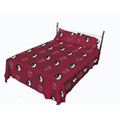 Florida Seminoles 100% Cotton Sateen Queen Sheet Set - Red