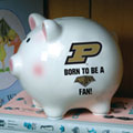 Purdue Boilermakers NCAA College Ceramic Piggy Bank