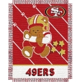 San Francisco 49ers NFL Baby 36" x 46" Triple Woven Jacquard Throw