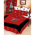 Texas Tech Red Raiders 100% Cotton Sateen Queen Sheet Set - White