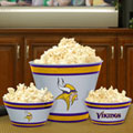 Minnesota Vikings NFL Melamine 3 Bowl Serving Set