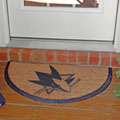 San Jose Sharks NHL Half Moon Outdoor Door Mat