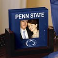 Penn State Nittany Lions NCAA College Art Glass Photo Frame Coaster Set
