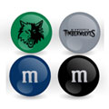 Minnesota Timberwolves Custom Printed NBA M&M's With Team Logo