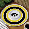 Iowa Hawkeyes NCAA College 14" Round Melamine Chip and Dip Bowl