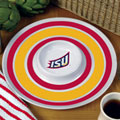 Iowa State Cyclones NCAA College 14" Round Melamine Chip and Dip Bowl