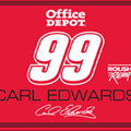 #99 Carl Edwards Trackside Collection Blanket / Throw 60 x 50