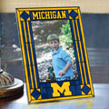 Michigan Wolverines NCAA College 9" x 6.5" Vertical Art-Glass Frame