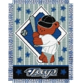 Toronto Blue Jays MLB Baby 36"x 46" Triple Woven Jacquard Throw