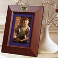 Washington Huskies NCAA College 10" x 8" Brown Vertical Picture Frame