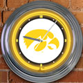 Iowa Hawkeyes NCAA College 15" Neon Wall Clock