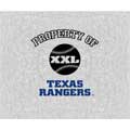 Texas Rangers 58" x 48" "Property Of" Blanket / Throw