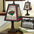 Minnesota Wild NHL Art Glass Table Lamp