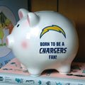 San Diego Chargers NFL Ceramic Piggy Bank