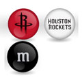 Houston Rockets Custom Printed NBA M&M's With Team Logo