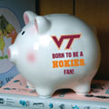 Virginia Tech Hokies NCAA College Ceramic Piggy Bank
