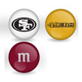 San Francisco 49ers Custom Printed NFL M&M's With Team Logo
