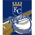 Kansas City Royals MLB "Big Stick" 50" x 60" Super Plush Throw