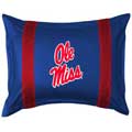 Mississippi Ole Miss Rebels Side Lines Pillow Sham