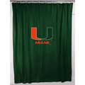 Miami Hurricanes UM Locker Room Shower Curtain
