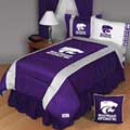 Kansas State Wildcats Side Lines Comforter / Sheet Set