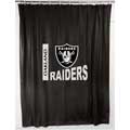 Oakland Raiders Locker Room Shower Curtain