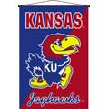 Kansas Jayhawks 29" x 45" Deluxe Wallhanging
