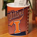 Illinois Illini NCAA College Office Waste Basket