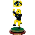 Iowa Hawkeyes NCAA College Flag Holding Mascot Figurine