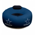 Dallas Cowboys NFL Vinyl Inflatable Chair w/ faux suede cushions