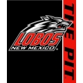 New Mexico Lobos NCAA College "Stripes" 50" x 60" Super Plush Throw