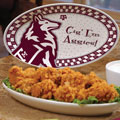 Texas A&M Aggies NCAA College 12" Gameday Ceramic Oval Platter