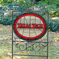 Texas Tech Red Raiders NCAA College Stained Glass Outdoor Yard Sign