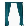 Miami Dolphins Locker Room Window Drapes