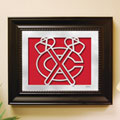 Chicago Blackhawks NHL Laser Cut Framed Logo Wall Art